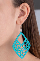 VINE For The Taking - Blue Earrings Paparazzi