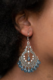 Lyrical Luster - Blue Earrings Paparazzi