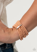 Thank Me LAYER - Orange Bracelet Paparazzi