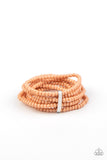 Thank Me LAYER - Orange Bracelet Paparazzi
