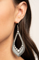 Essential Minerals - White Earrings Paparazzi