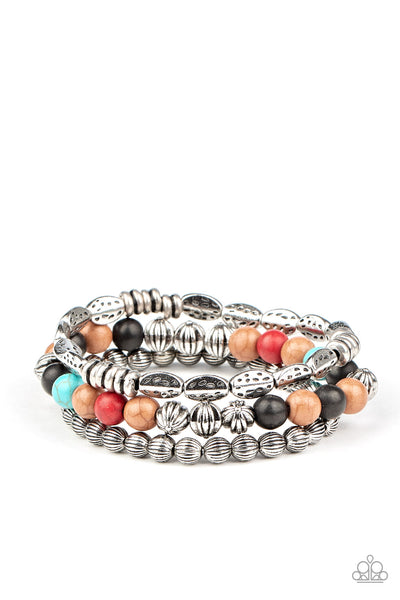 Trail Mix Mecca - Multi-Colored Bracelets Paparazzi