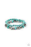 Cactus Quest - Blue Bracelet Paparazzi