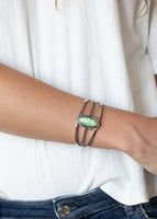 Stone Sahara - Green Bracelet Paparazzi - Incoming