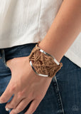 Macrame Mode - Brown Bracelet Paparazzi