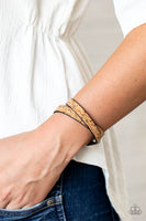 Space Warp - Copper Wrap Bracelet Paparazzi