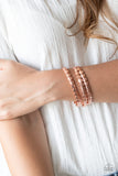 Hammered Heirloom - Copper Bracelet Paparazzi