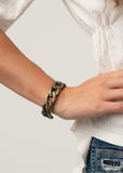 Living Off The GRIT - Brass Bracelet Paparazzi