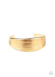 Off The Cuff Couture - Gold Bracelet Paparazzi