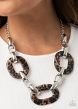 Sink Your Claws In - Brown Necklace Paparazzi