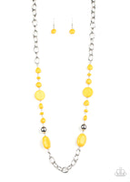 When I GLOW Up - Yellow Necklace Paparazzi