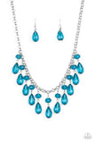 Crystal Enchantment - Blue Necklace Paparazzi