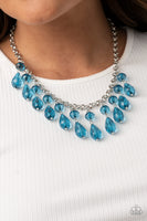 Crystal Enchantment - Blue Necklace Paparazzi
