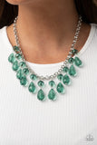 Crystal Enchantment - Green Necklace Paparazzi