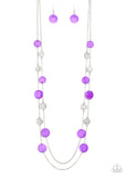 Ocean Soul - Purple Necklace Paparazzi