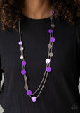 Ocean Soul - Purple Necklace Paparazzi
