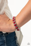 Flamboyantly Fruity - Red Bracelet Paparazzi