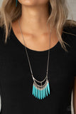 Stone Age A-Lister - Turquoise Blue Necklace Paparazzi