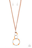 Rural Renovation - Orange Necklace Paparazzi