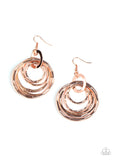 Ringing Radiance - Copper Earrings Paparazzi