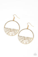 Reimagined Refinement - Gold Earrings Paparazzi