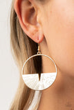 Reimagined Refinement - Gold Earrings Paparazzi