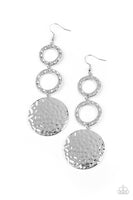 Blooming Baubles - Silver Earring Paparazzi