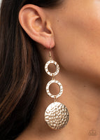 Blooming Baubles - Gold Earrings Paparazzi