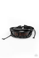 Brave Soul - Black Urban Bracelet Paparazzi