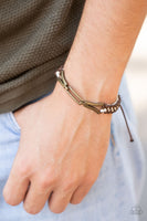 Bungee Bungalow - Brown Urban Bracelet Paparazzi