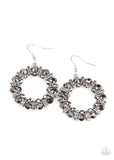 Baby, Its Cold Outside - Silver Earrings Paparazzi