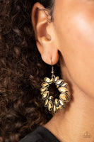 Try as I DYNAMITE - Brass Earrings Paparazzi