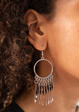 Let GRIT Be! - Silver Earrings Paparazzi