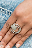 Edgy Eclipse - Silver Ring Paparazzi