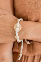 The Road KNOT Taken White Urban Bracelet Paparazzi