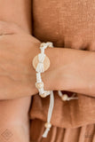 The Road KNOT Taken White Urban Bracelet Paparazzi