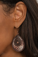 Rural Muse Copper Earrings Paparazzi