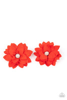 Things That Go BLOOM! - Red Hair Clip Paparazzi