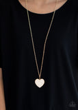 Have To Learn The HEART Way - Gold Necklace Paparazzi