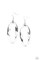 OVAL My Head - Silver Earrings Paparazzi