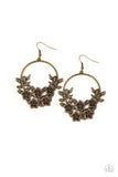 Eden Essence - Brass Earrings Paparazzi