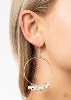 Things Are Looking UPSCALE - White Pearl Earrings Paparazzi