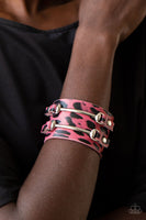 Safari Scene - Pink Wrap Bracelet Paparazzi