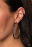 Curved Couture - Black Earrings Paparazzi