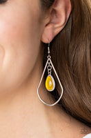 Ethereal Elegance - Yellow Earrings Paparazzi