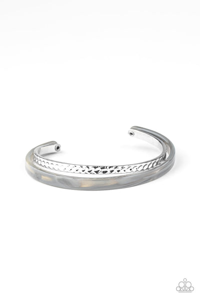 HAUTE On The Trail - Silver Bracelet Paparazzi