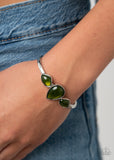 Boho Beach Babe - Green Bracelet Paparazzi