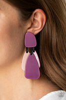 All FAUX One - Purple Earrings Paparazzi