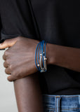 Magnetically Modern - Blue Bracelet Paparazzi