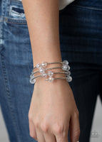 Dreamy Demure - White Bracelet Paparazzi